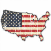 ZUHAUSE - USA AUFKLEBER (Vorderseite)