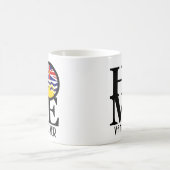 ZUHAUSE Vancouver (BC Flag) 11oz Kaffeetasse (Mittel)