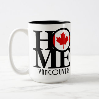 ZUHAUSE Vancouver (kanadische Flagge) 15oz Zweifarbige Tasse
