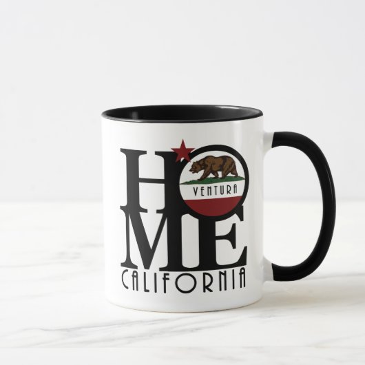 ZUHAUSE Ventura California 11oz Tasse (Rechts)