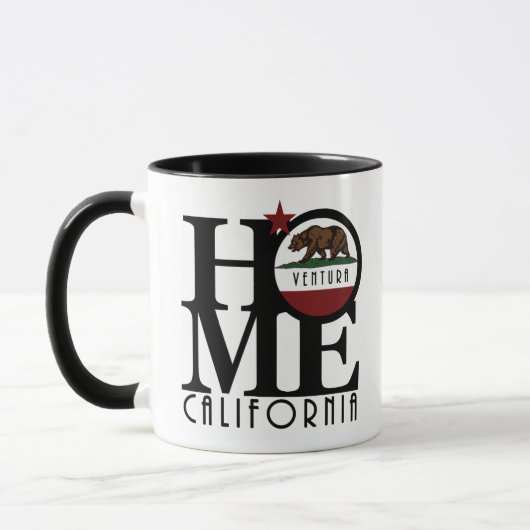 ZUHAUSE Ventura California 11oz Tasse (Links)