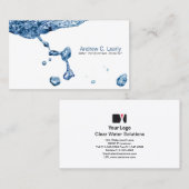 Zuhause-Verbesserung der Umgebung Klare Wassertrop Visitenkarte (Vorne/Hinten)