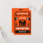 Zuhause-Verbesserung Karte (Vorderseite/Rückseite Beispiel)