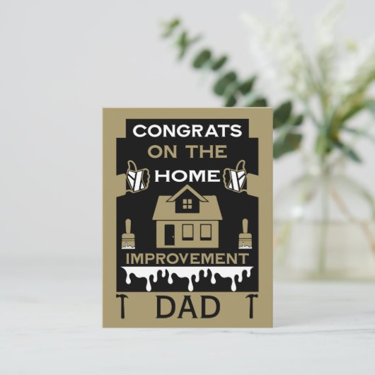 Zuhause-Verbesserung Karte (Stehend Vorderseite)