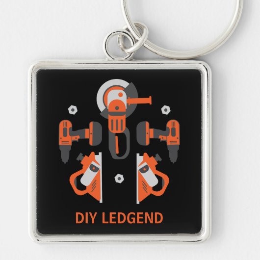 Zuhause-Verbesserung Schlüsselanhänger (Vorne)