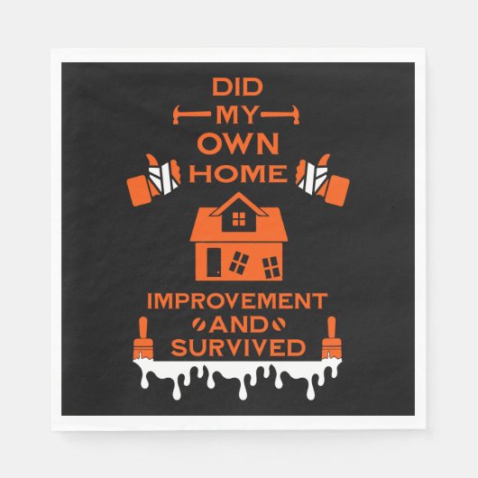 Zuhause-Verbesserung Serviette (Vorderseite)
