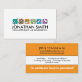 Zuhause-Verbesserung und -Reparatur Visitenkarte (Vorne/Hinten)