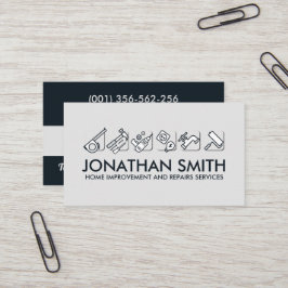 Zuhause-Verbesserung und -Reparatur Visitenkarte