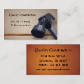 Zuhause-Verbesserung Visitenkarte (Vorne/Hinten)