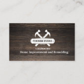 Zuhause-Verbesserung von Holzarbeitern/Tischlerwer Visitenkarte (Vorderseite)