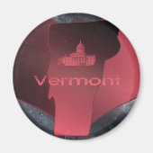 Zuhause Vermont Magnet (Vorne)