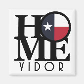 ZUHAUSE Vidor Texas Magnet (Vorne)