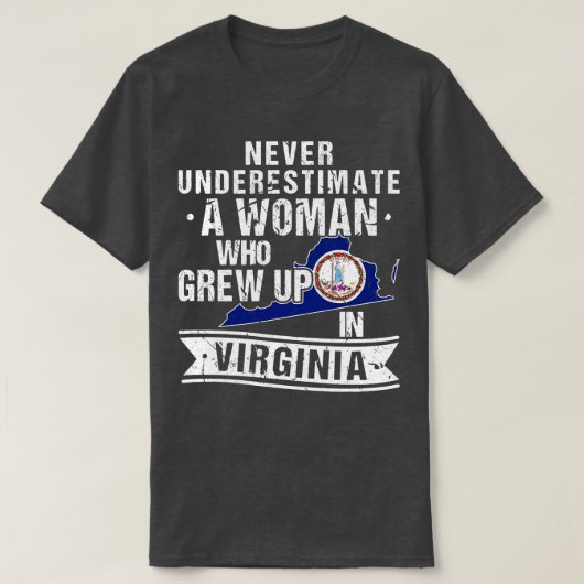 Zuhause Virginia Native 1 T-Shirt (Design vorne)