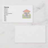 Zuhause Visitenkarte (Vorne/Hinten)