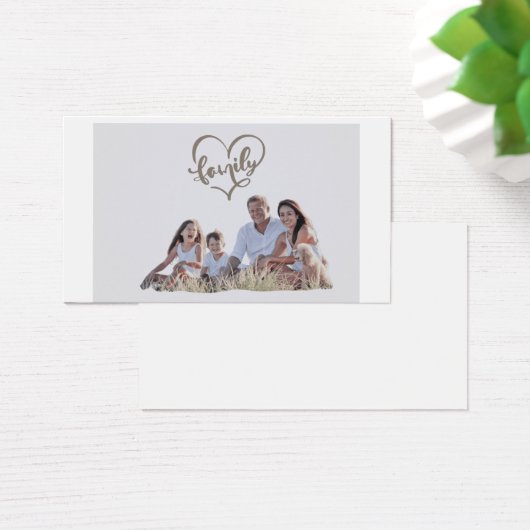 Zuhause-Visitenkarte (Schreibtisch)