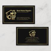 Zuhause Visitenkarte (Vorne/Hinten)