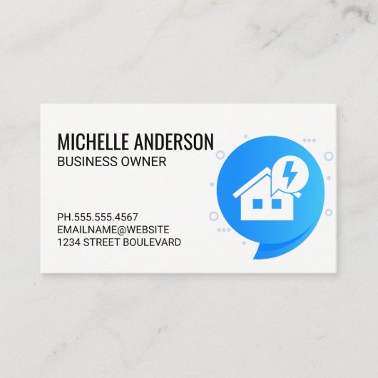 Zuhause Visitenkarte (Vorderseite)