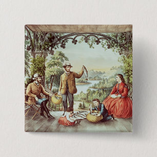 Zuhause vom Bach, die glücklichen Fischer Button