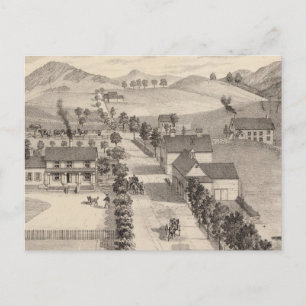 Zuhause von Benjamin R Greeno in Rutland Postkarte