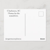 Zuhause von Charleston Postkarte (Rückseite)
