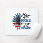 Zuhause von frei wegen tapferer Veteranen am 4. Mousepad (Mit Mouse)