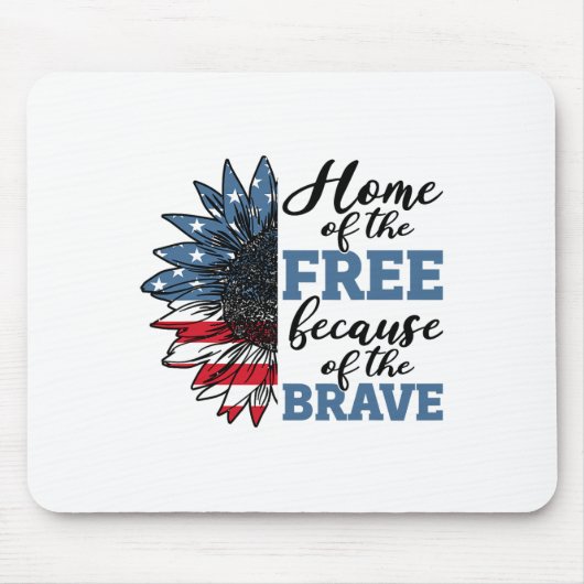 Zuhause von frei wegen tapferer Veteranen am 4. Mousepad (Vorne)