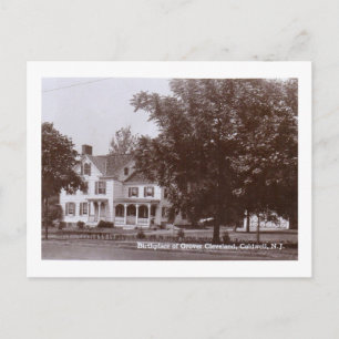 Zuhause von Grover Cleveland, Caldwell, NJ Vintag Postkarte