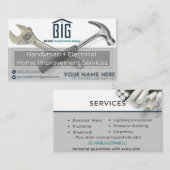 Zuhause von Handys Visitenkarte (Vorne/Hinten)