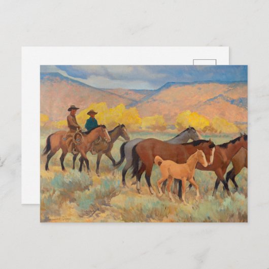 Zuhause von Maynard Dixon Postkarte (Vorne/Hinten)