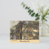 Zuhause von Nathaniel Hawthorne in Salem Massachus Postkarte (Stehend Vorderseite)