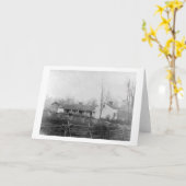 Zuhause von Outlaw Jess James Fotograph Karte (Gelbe Blume)
