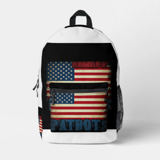 Zuhause von Patrioten Bedruckter Rucksack