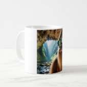 Zuhause von Sasquatch Kaffeetasse (Vorderseite Links)