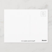 Zuhause von Thomas Edison Postkarte (Rückseite)