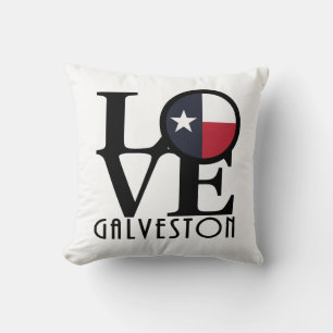 Zuhause (vorne) LIEBE (hinten) Galveston Kissen