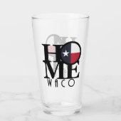 ZUHAUSE Waco Texas Glas (Rückseite)