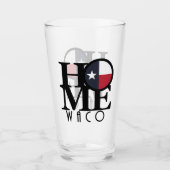 ZUHAUSE Waco Texas Glas (Vorderseite)