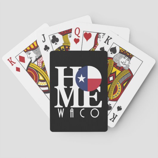 ZUHAUSE Waco Texas Spielkarten (Rückseite)