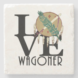 ZUHAUSE Wagoner Oklahoma Steinuntersetzer