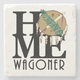 ZUHAUSE Wagoner Oklahoma Steinuntersetzer