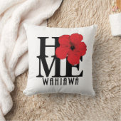 ZUHAUSE Wahiawa Red Hibisken Kissen (Decke)
