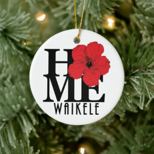 ZUHAUSE Waikele Hawaii Keramik Ornament