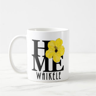 ZUHAUSE Waikele Yellow Hibiskus 11oz Kaffeetasse