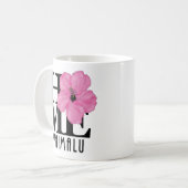 ZUHAUSE Waimalu Pink 11oz Kaffeetasse (Vorderseite Links)