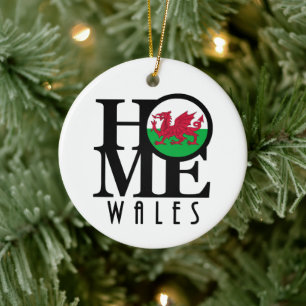 ZUHAUSE Wales Keramik Ornament