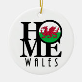 ZUHAUSE Wales Keramik Ornament (Vorne)