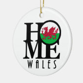 ZUHAUSE Wales Keramik Ornament (Links)