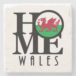 ZUHAUSE Wales Steinuntersetzer