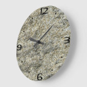 Zuhause Wall Room Art Rock Natural Granite Textur Große Wanduhr (Winkel)