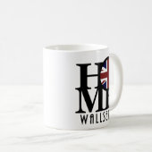 ZUHAUSE Wallsend England 11oz Kaffeetasse (VorderseiteRechts)